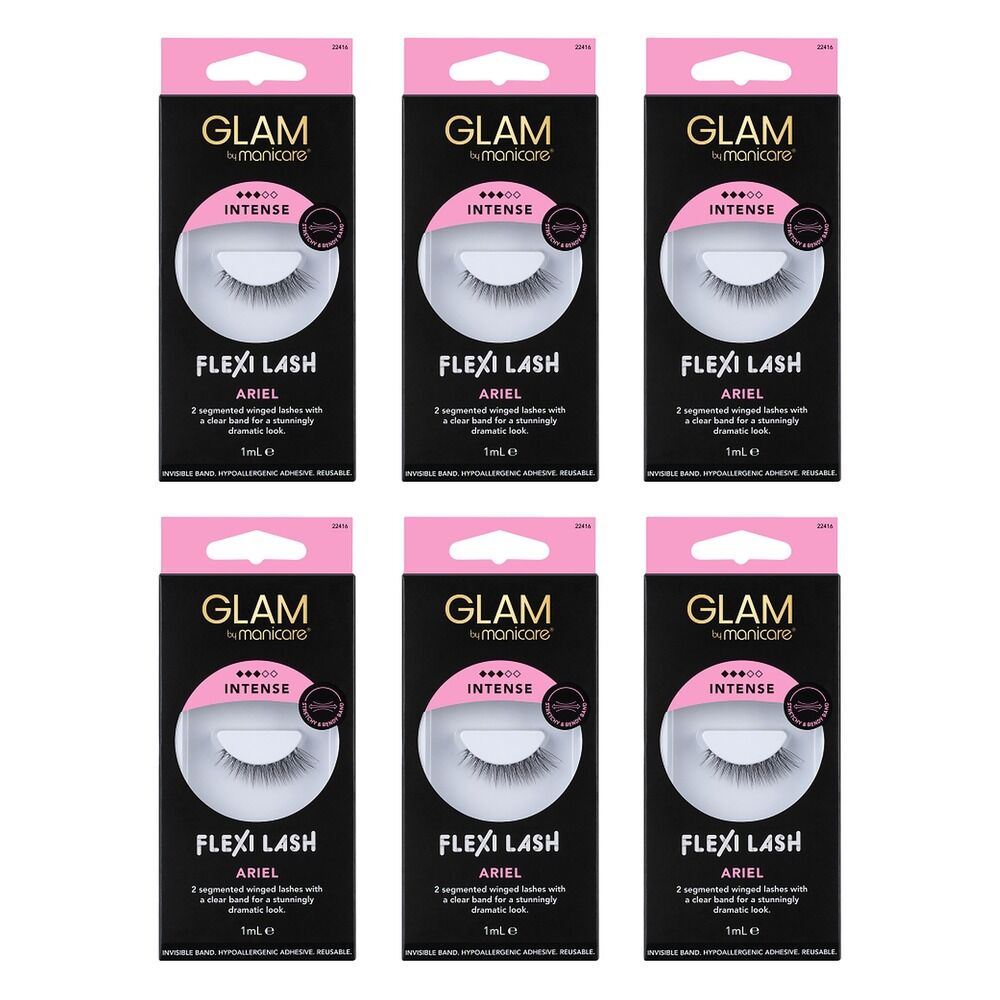 Glam by Manicare Flexi Lash Ariel Pack of 6