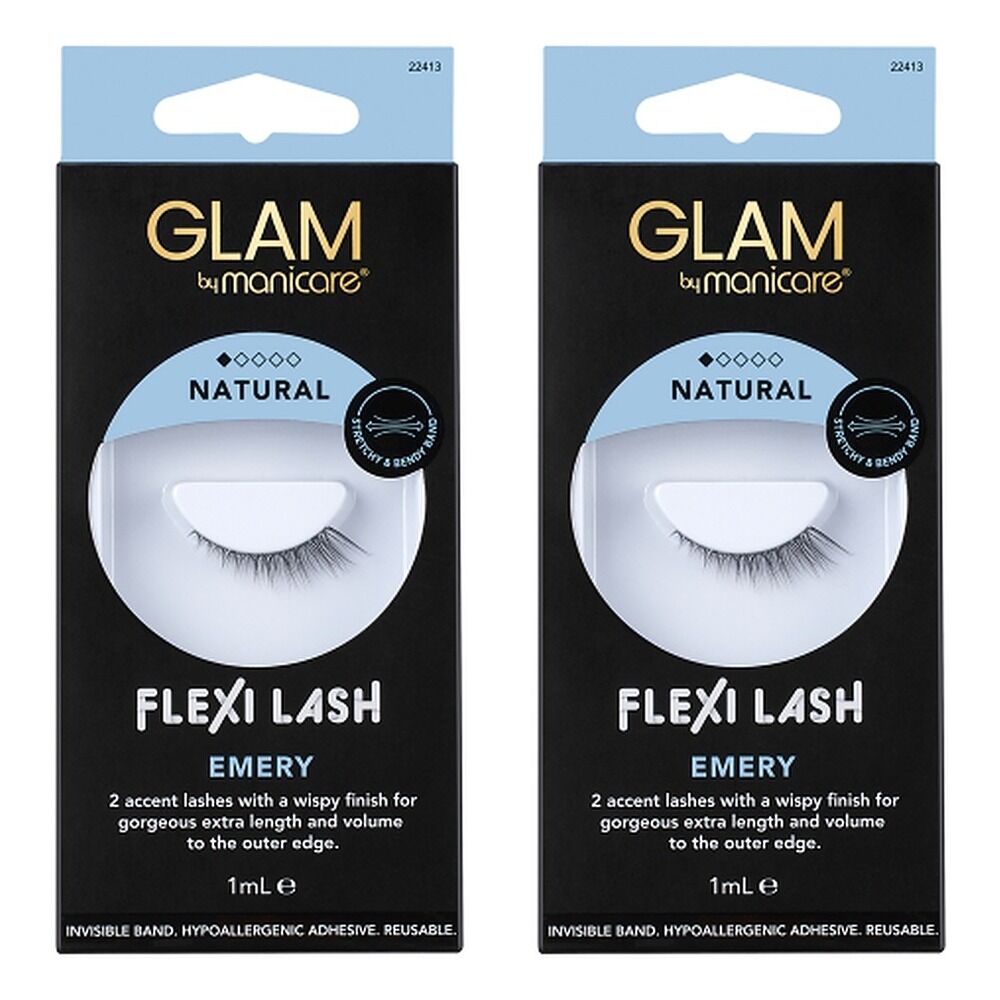 Glam by Manicare Flexi Lash Emery Pack of 2