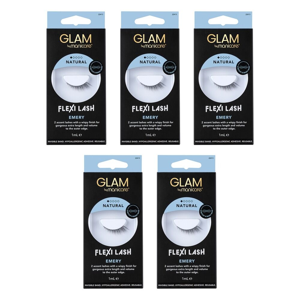 Glam by Manicare Flexi Lash Emery Pack of 5