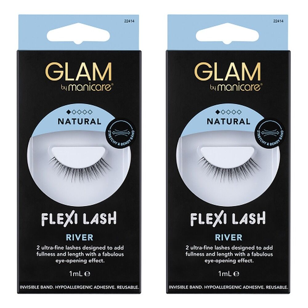 Glam by Manicare Flexi Lash River Pack of 2