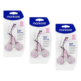 Manicare Eyelash Curler with Comb Pack of 3