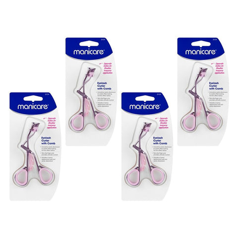 Manicare Eyelash Curler with Comb Pack of 4
