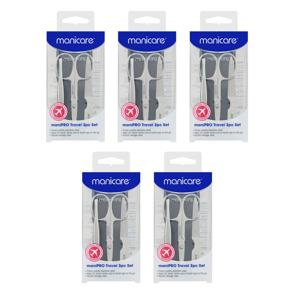 Manicare ManiPRO Travel 3 Piece Set Pack of 5