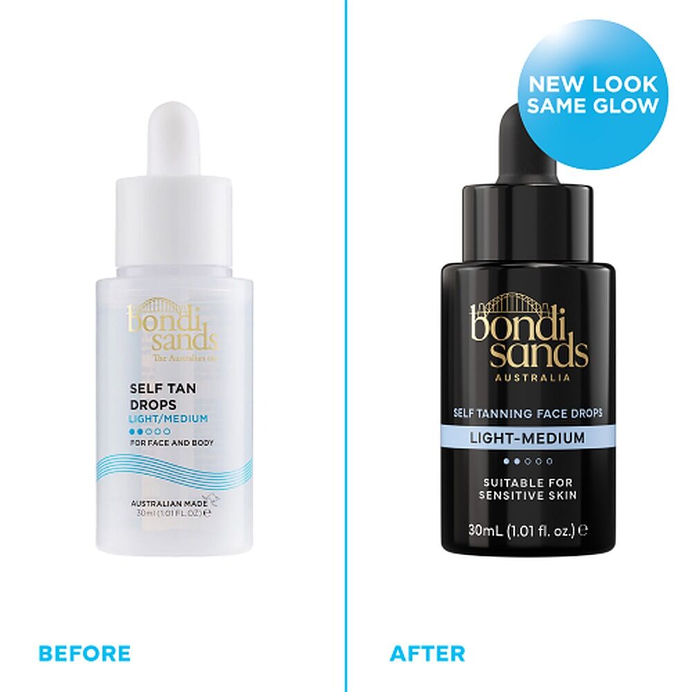 Bondi Sands Self Tan Face & Body Drops Light/Medium 30mL