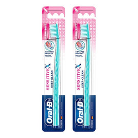 Oral-B SensitiveX Deep Clean Ultra Soft Toothbrush x 6 Bundle of 2