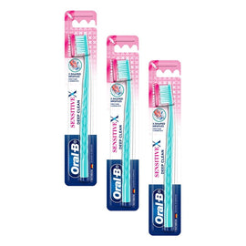 Oral-B SensitiveX Deep Clean Ultra Soft Toothbrush x 6 Bundle of 3