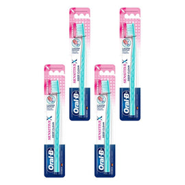 Oral-B SensitiveX Deep Clean Ultra Soft Toothbrush x 6 Bundle of 4