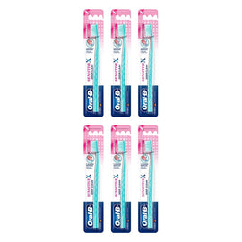 Oral-B SensitiveX Deep Clean Ultra Soft Toothbrush x 6 Bundle of 6