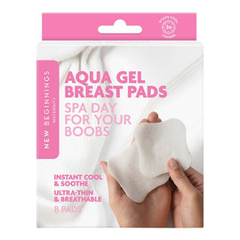 New Beginnings Aqua Gel Breast Pads 8 Pack