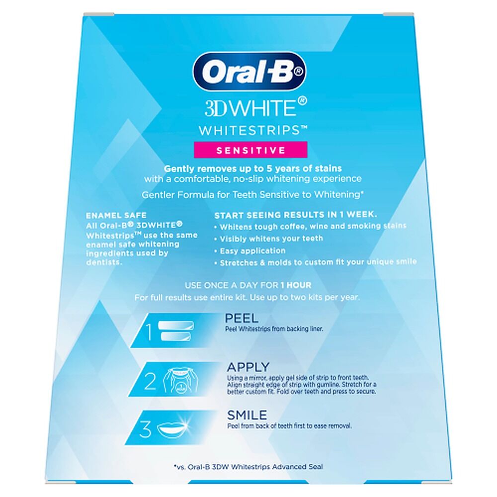 Oral-B 3D White Whitestrips Sensitive 14 Pack