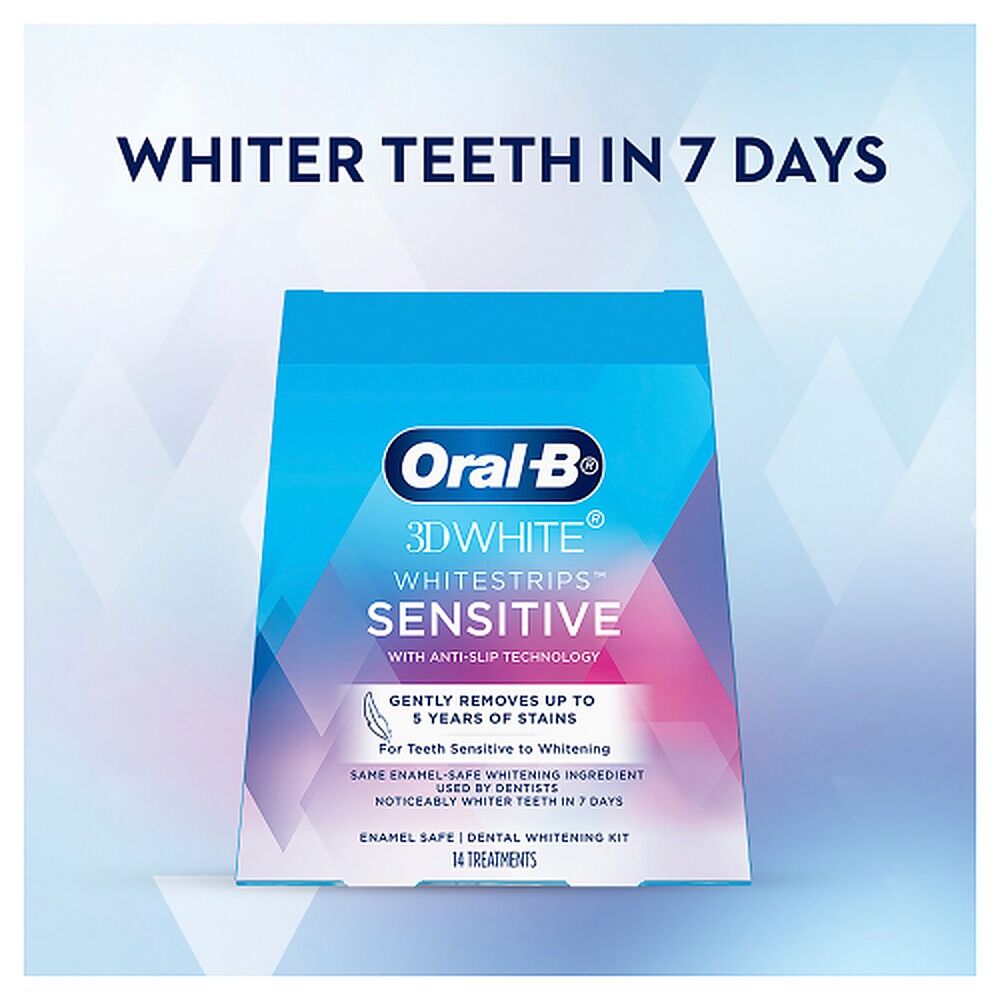 Oral-B 3D White Whitestrips Sensitive 14 Pack