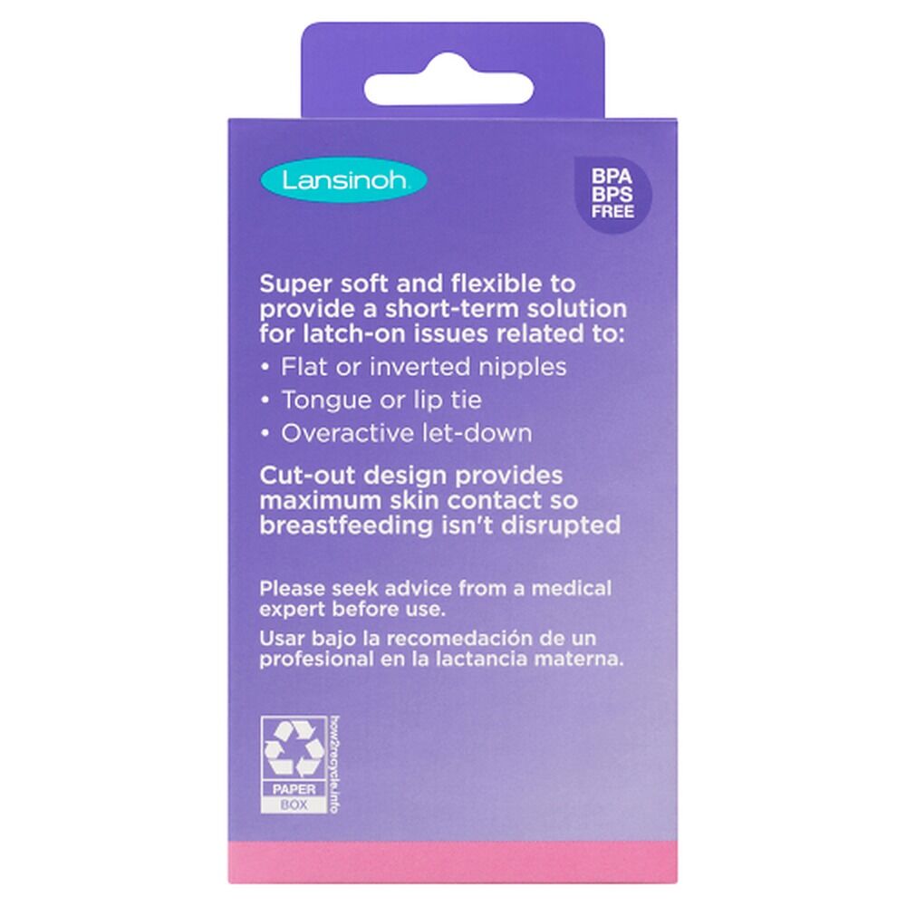 Lansinoh Contact Nipple Shields Size Two, 24mm, Pair