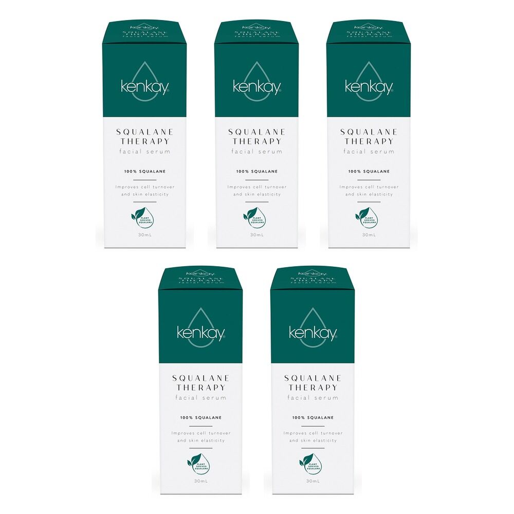 Kenkay Squalane Dry Skin Facial Serum 30mL Pack of 5