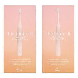 GEM Electric Toothbrush Watermelon Pack of 2