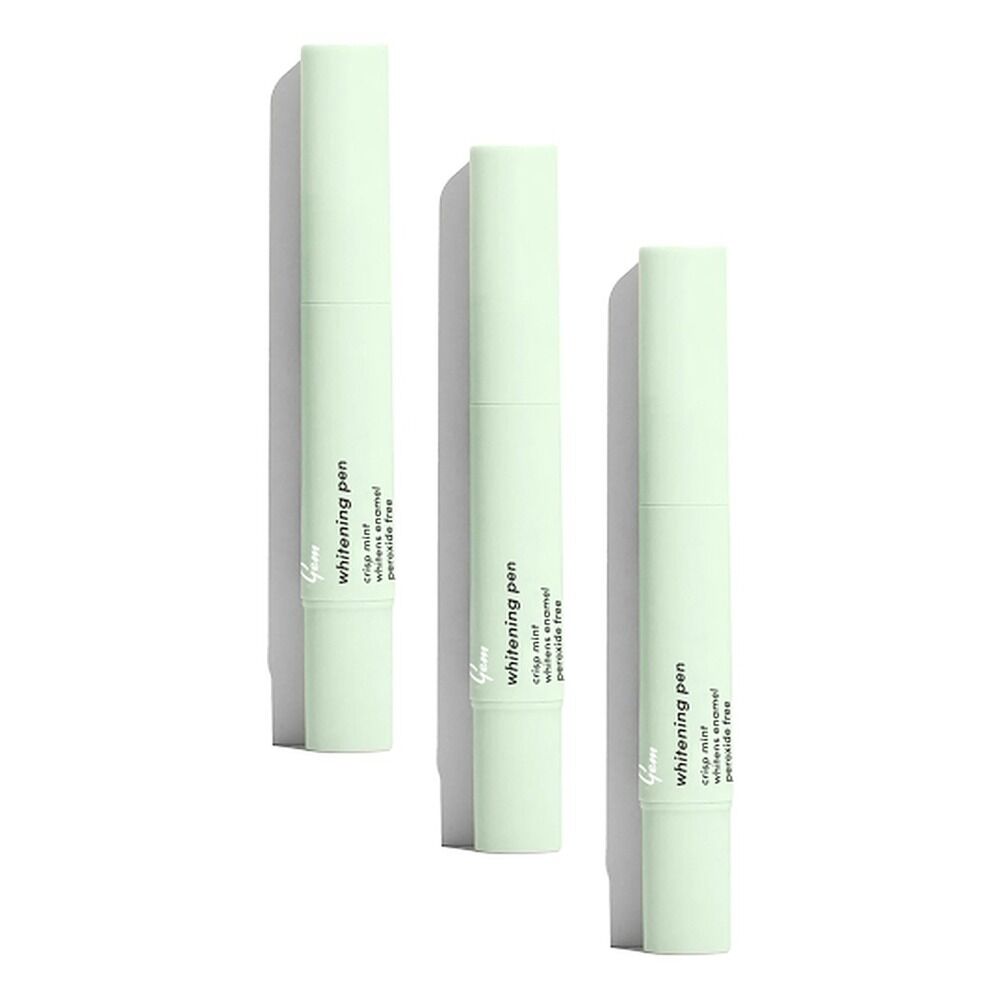 GEM Whitening Pen Crisp Mint 4mL x 6 Bundle of 3