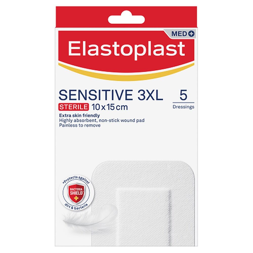 Elastoplast Sensitive 3XL Sterile Dressings 10 x 15cm