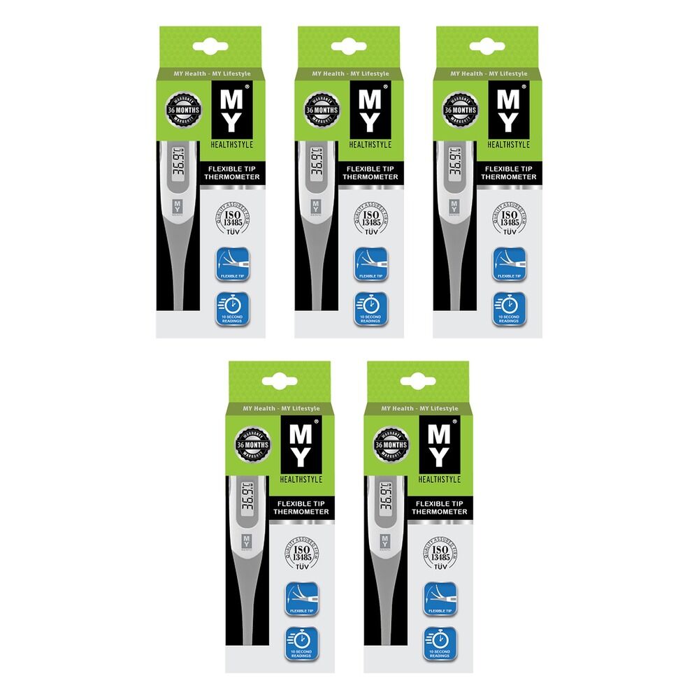 My Flexi Tip Thermometer 10 Seconds Pack of 5