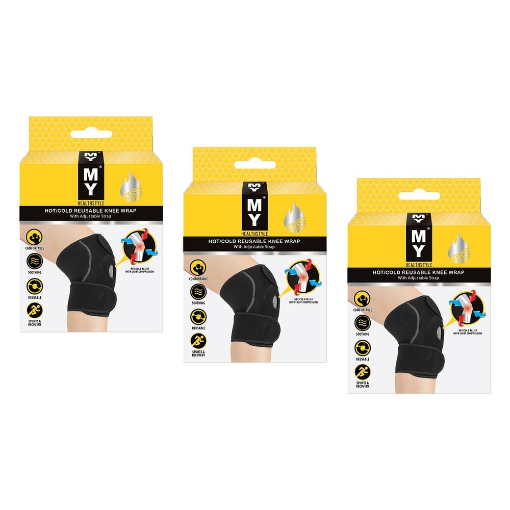 My Hot/Cold Reusable Knee Wrap Pack of 3