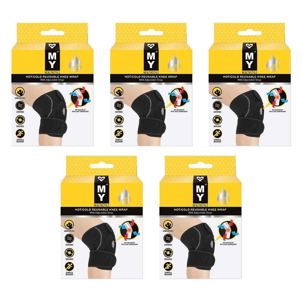My Hot/Cold Reusable Knee Wrap Pack of 5