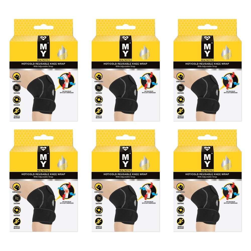 My Hot/Cold Reusable Knee Wrap Pack of 6