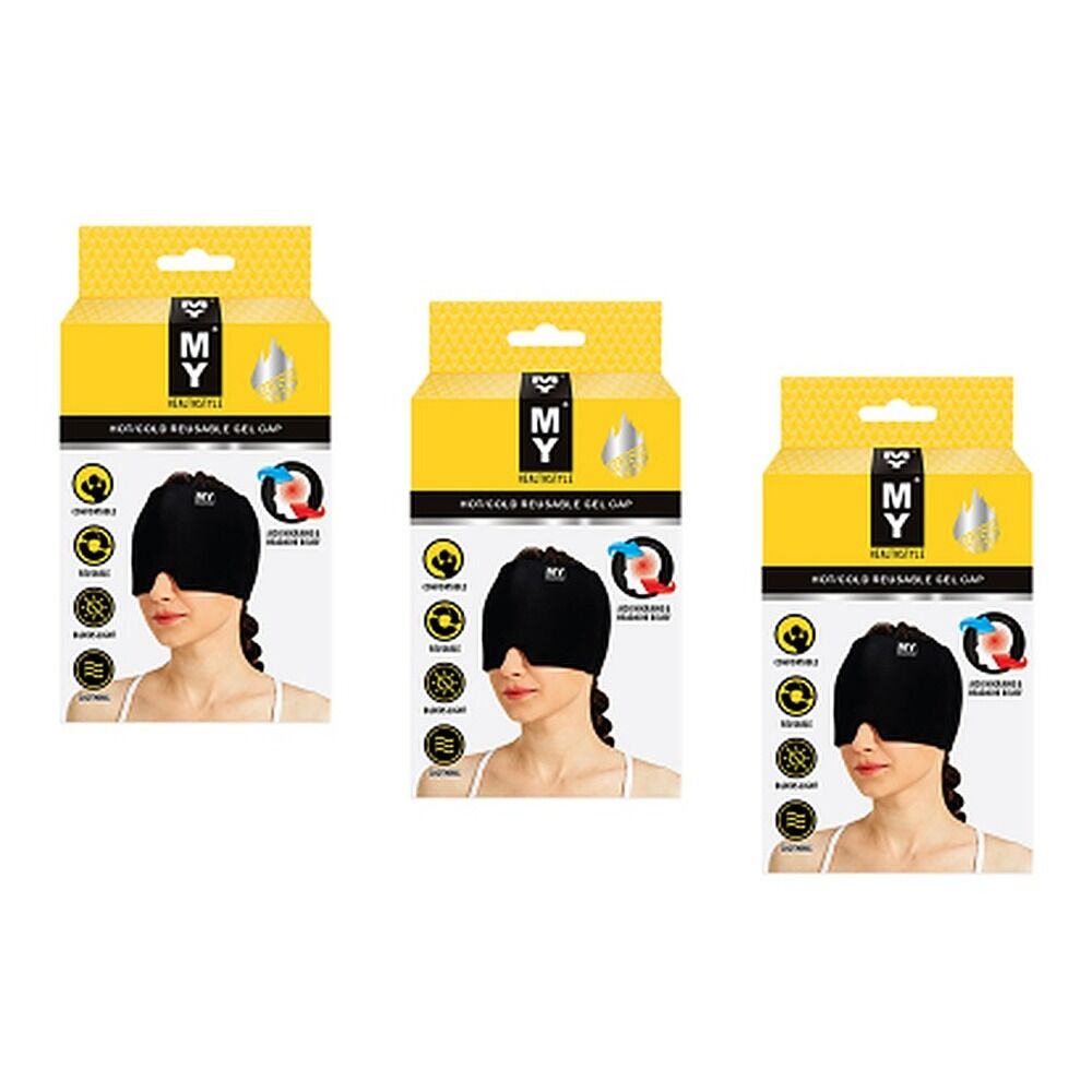 My Healthstyle Reusable Hot & Cold Gel Cap Pack of 3