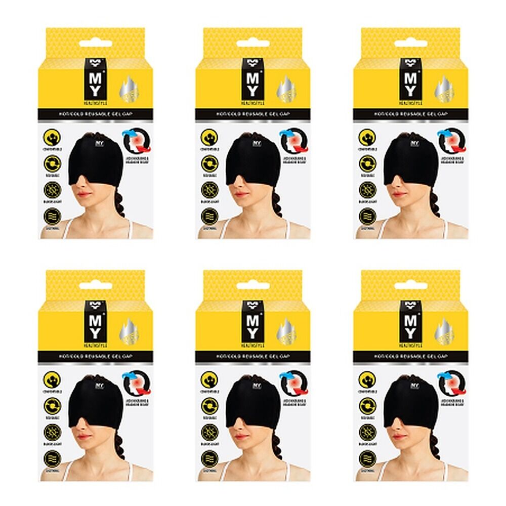 My Healthstyle Reusable Hot & Cold Gel Cap Pack of 6