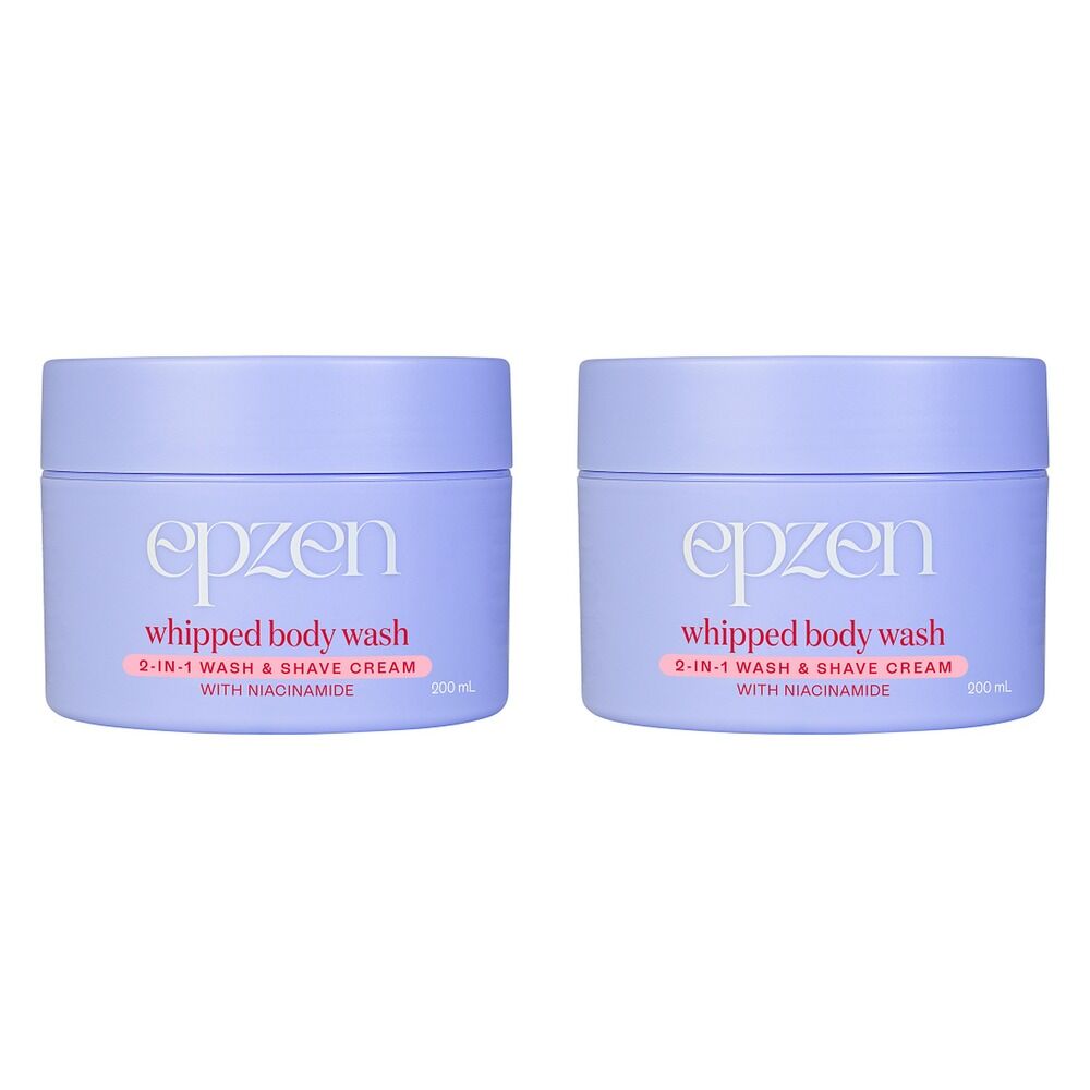 EpZen Whipped Body and Shave Wash 200mL Pack of 2