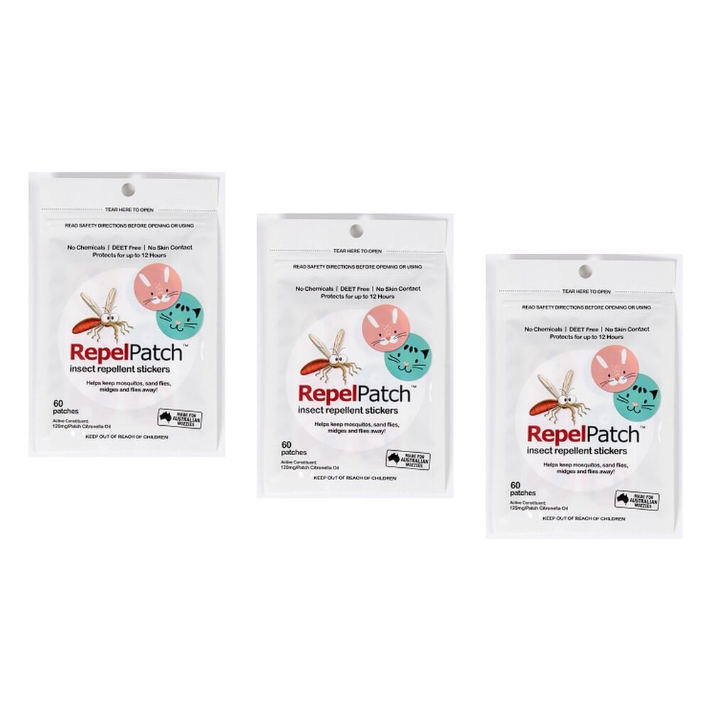 BitePatch Repel Patch 60 Pack x 15 Bundle of 3