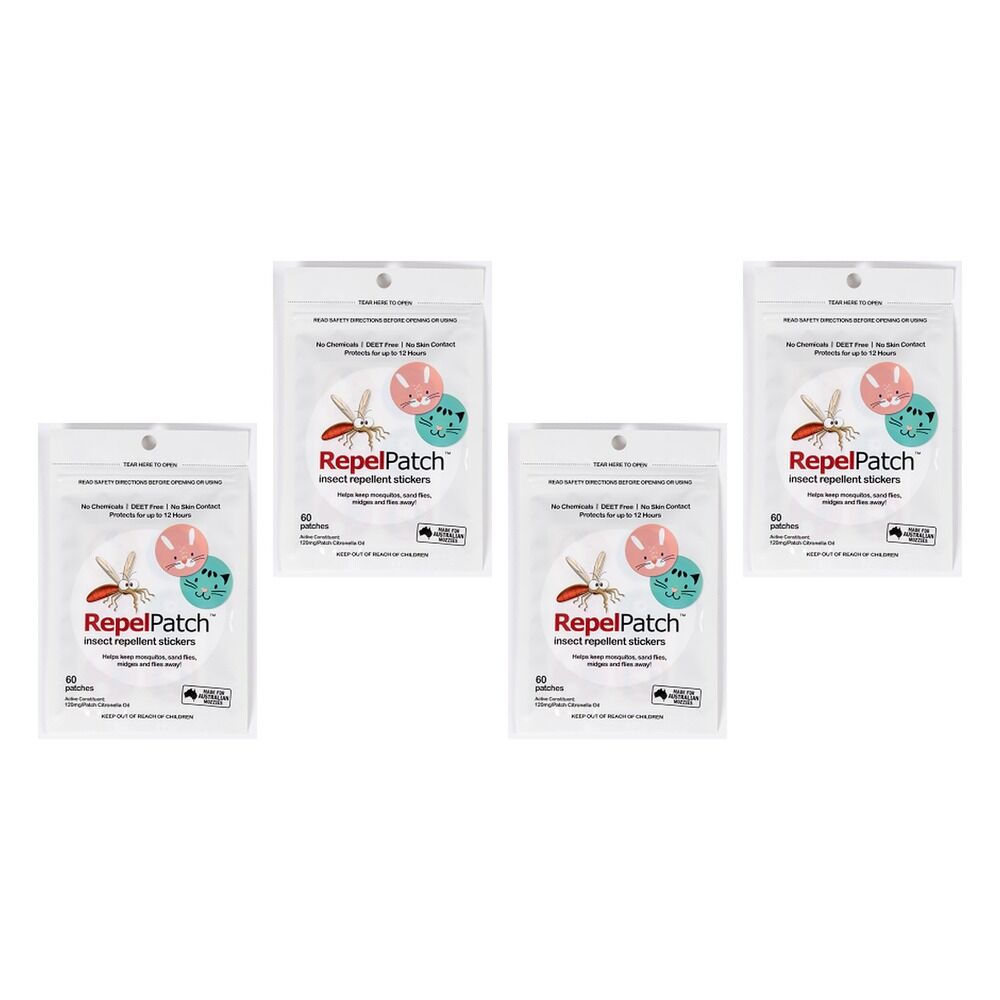 BitePatch Repel Patch 60 Pack x 15 Bundle of 4