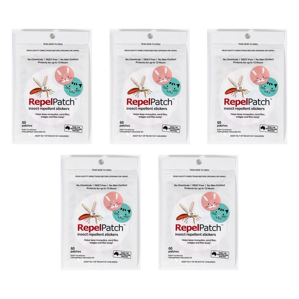 BitePatch Repel Patch 60 Pack x 15 Bundle of 5