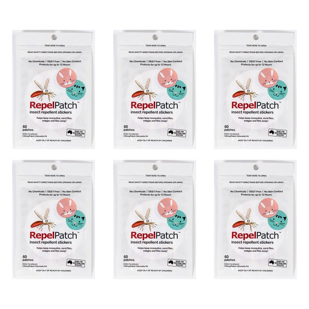 BitePatch Repel Patch 60 Pack x 15 Bundle of 6
