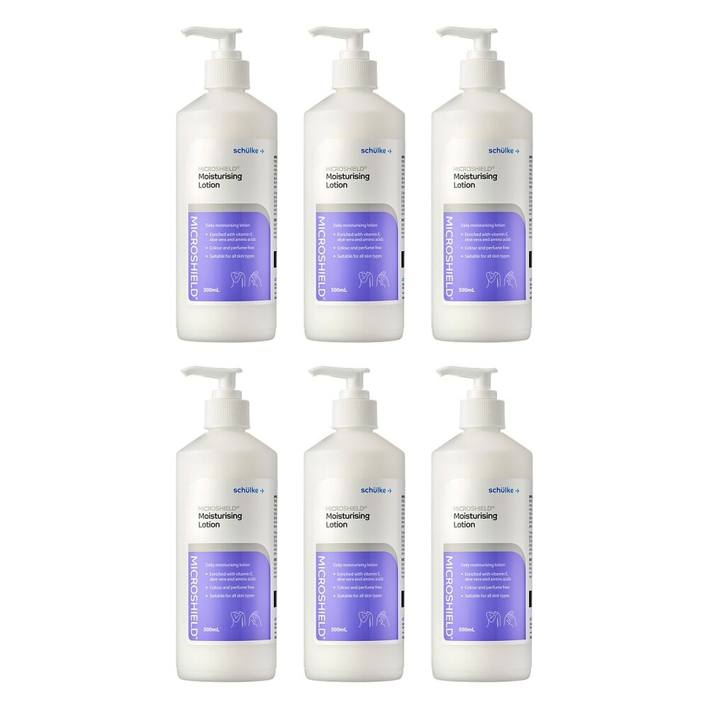 Microshield Moisturising Lotion with Pump 500mL Pack of 6