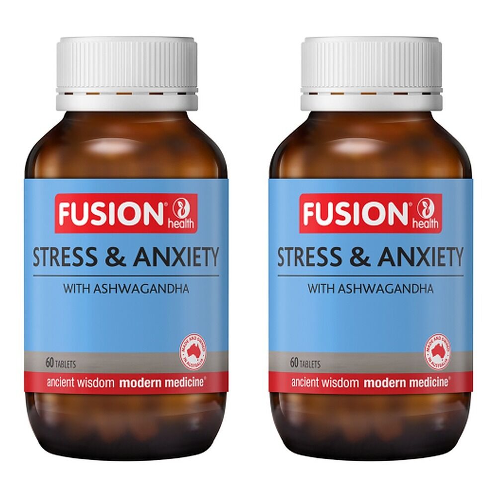 Fusion Stress & Anxiety 60 Tablets Pack of 2