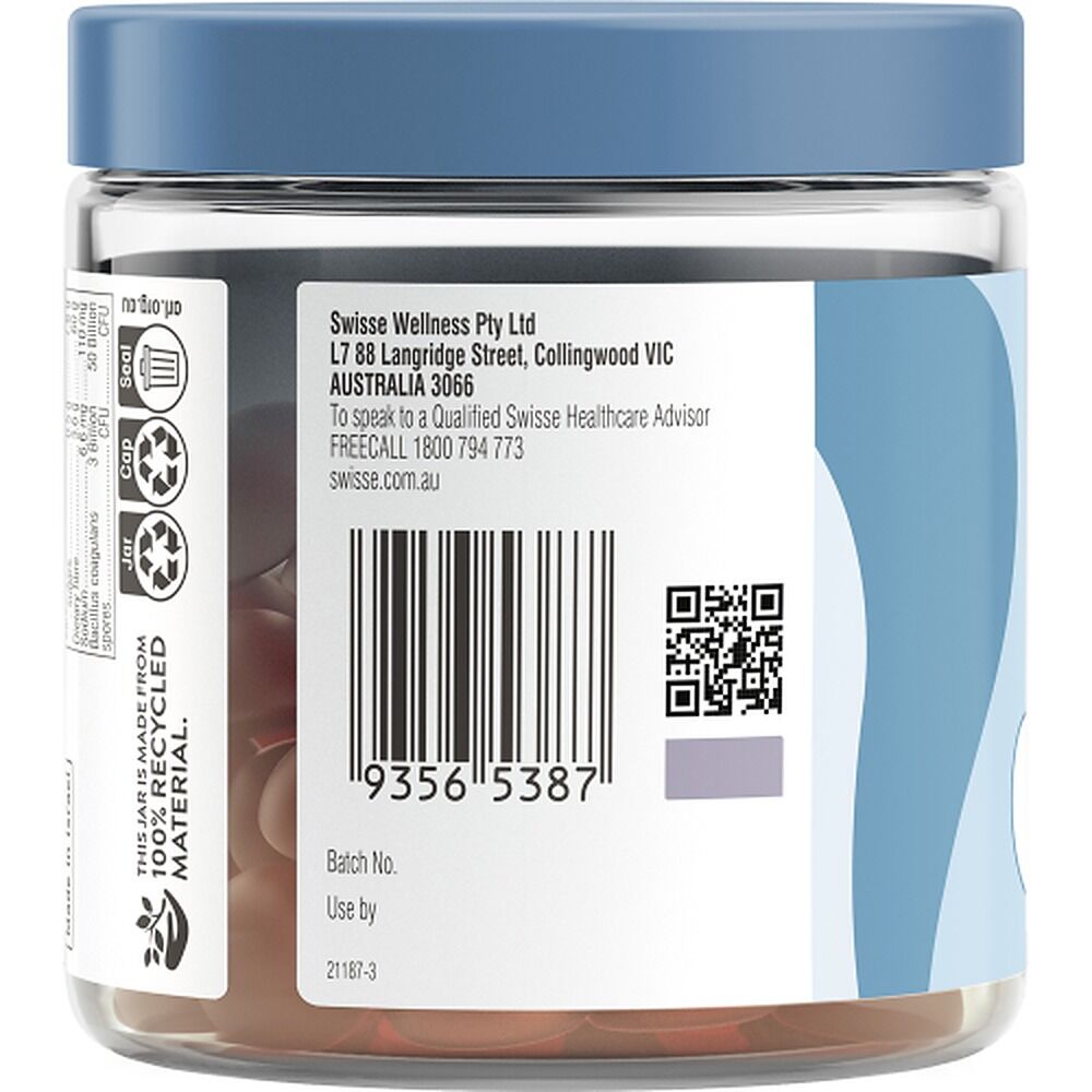Swisse Probiotic & Prebiotic Gummies Orange 45 Pastilles