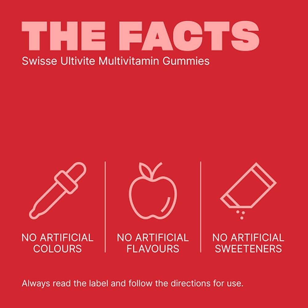 Swisse Ultivite Multivitamin Gummies 60 Pastilles