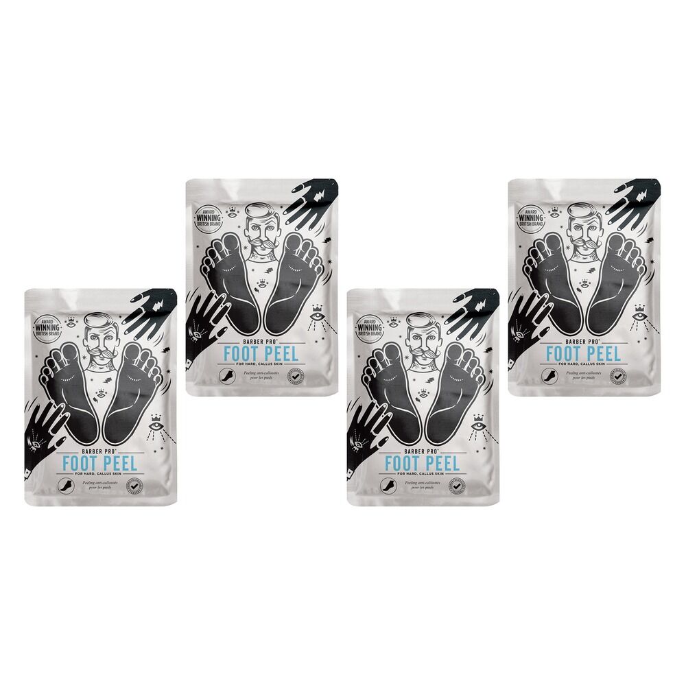 Barber Pro Foot Peel Pack of 4