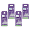 Philips Avent Natural Response Teats 6 Month+ Flow 5 2 Pack Bundle of 4