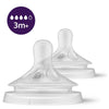 Philips Avent Natural Response Teats 3 Month+ Flow 4, 2 Pack