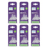 Philips Avent Natural Response Teats 0 Month+ Flow 2, 2 Pack Bundle of 6
