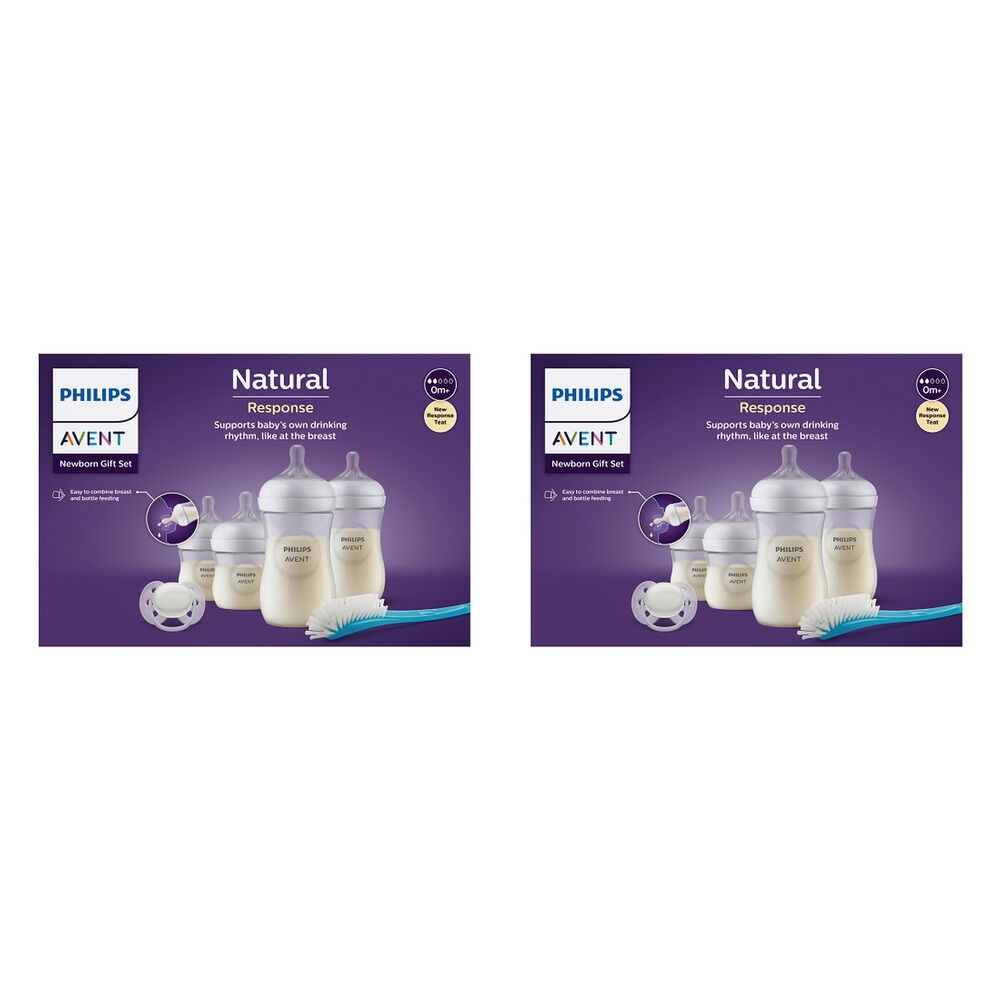 Philips Avent 4 Baby Bottle Starter Set Pack of 2