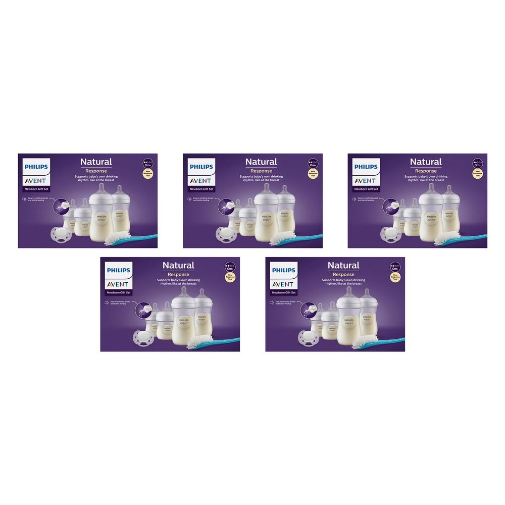 Philips Avent 4 Baby Bottle Starter Set Pack of 5