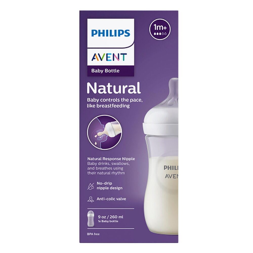 Philips Avent Natural Response 260mL Baby Bottle