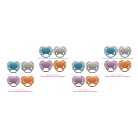Philips Avent Ultra Soft Soother Plain 6-18 Months 2 Pack Bundle of 4