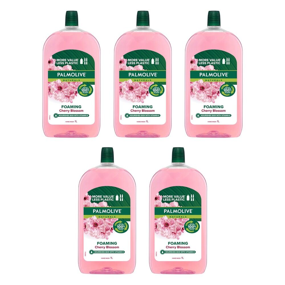 Palmolive Foaming Hand Wash Cherry Blossom 1L Pack of 5