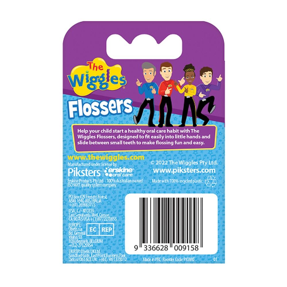 Piksters The Wiggles Flossers 40 Pack x 6