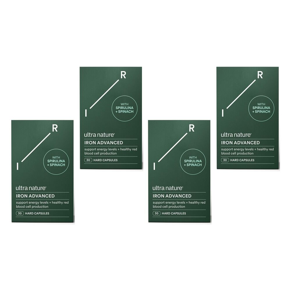 Ultra Nature Iron Advanced 30 Capsules Pack of 4