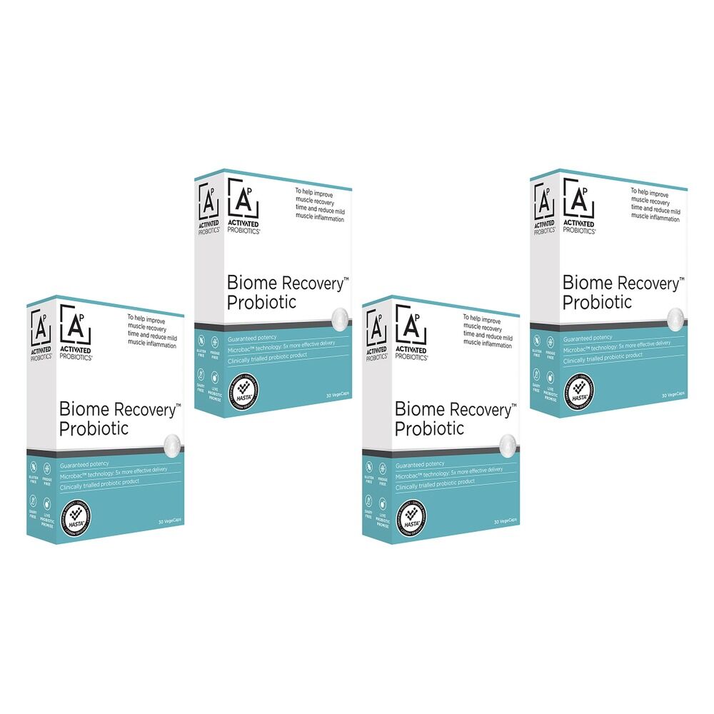 Activated Probiotics Biome Recovery 30 Capsules Pack of 4