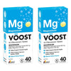 VOOST Magnesium 200mg Natural Citrus Forty Effervescent Tablets Pack of 2