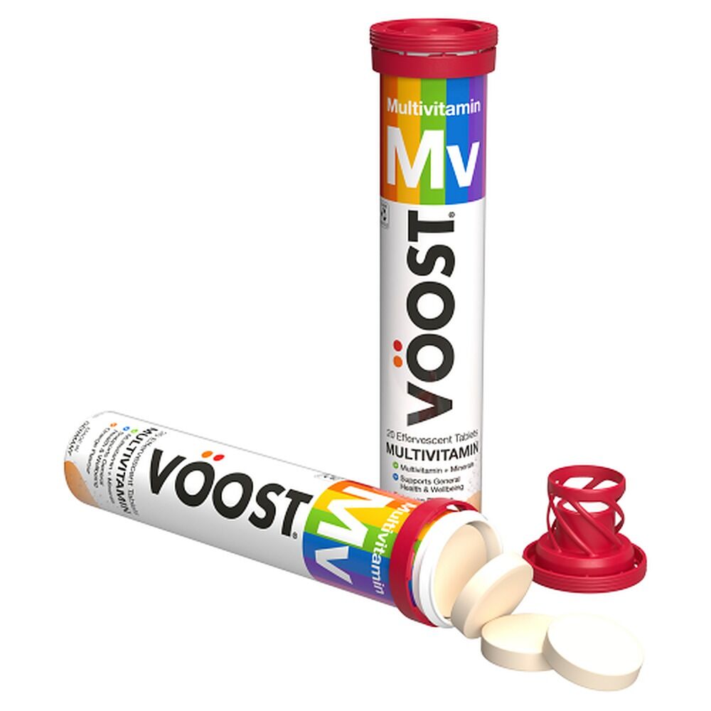 VOOST Daily Multivitamin Orange Flavour Forty Effervescent Tablets
