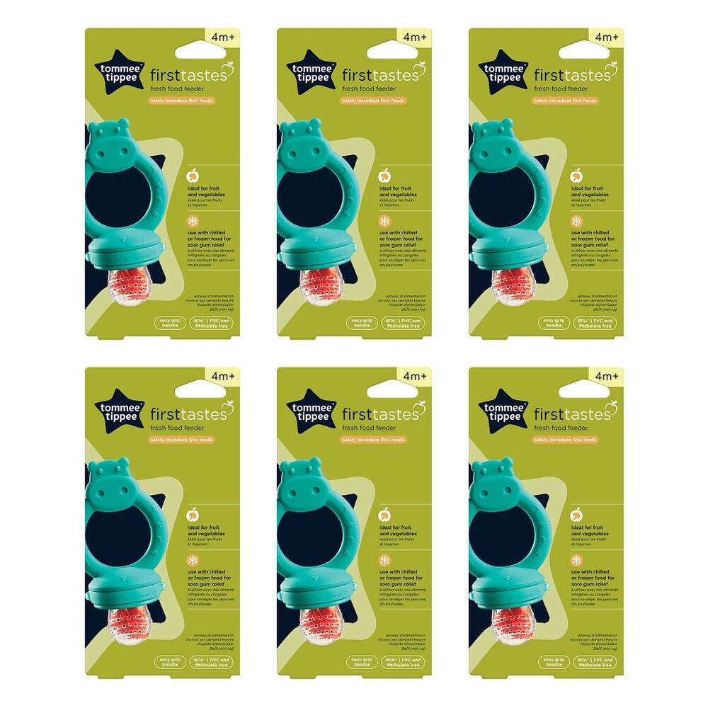 Tommee Tippee Fresh Food Feeder 4m+ Multi Pack of 6